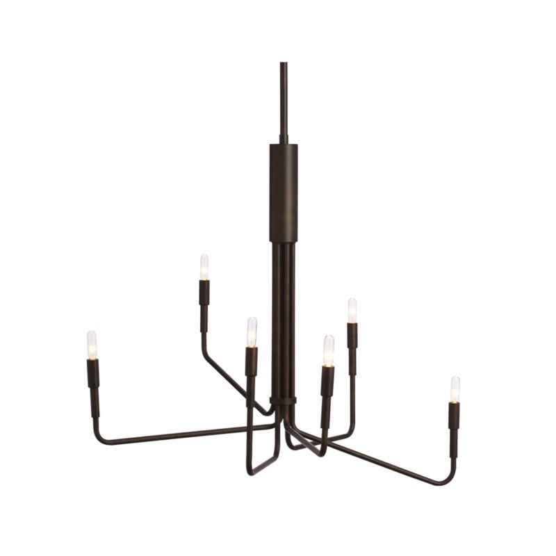 Clive 6-Arm Bronze Chandelier Light - image 13 of 24