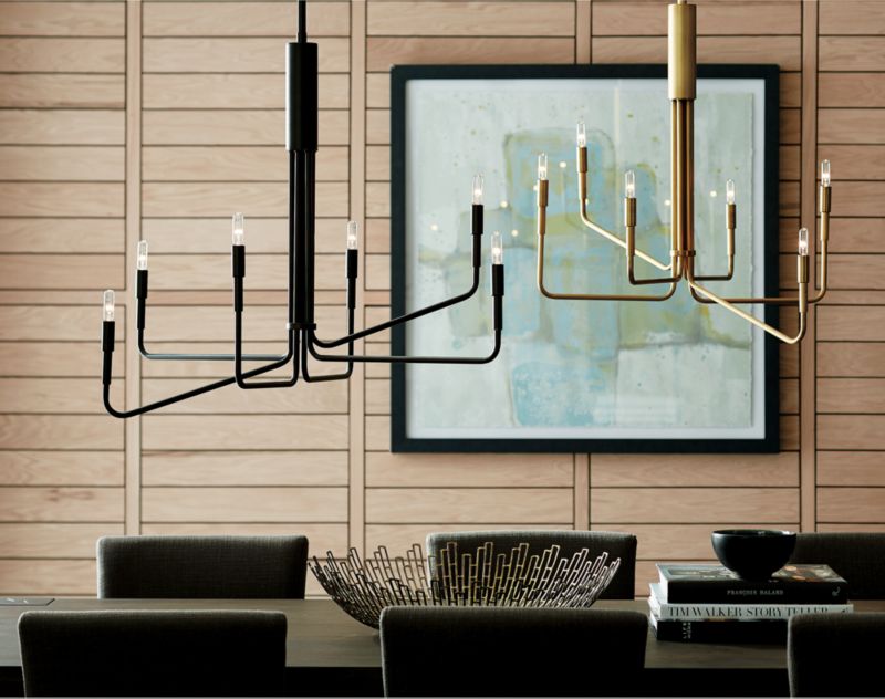 Clive 6-Arm Bronze Chandelier Light - image 9 of 24