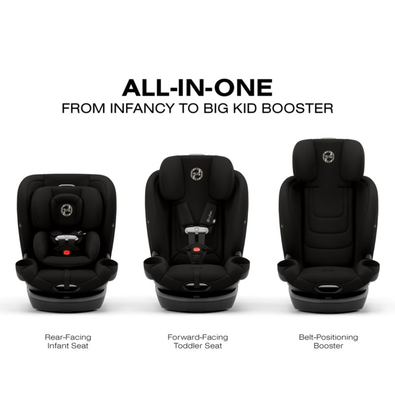 Cybex Callisto G 360 Nightfall Black Rotating All-in-One Convertible Baby Car Seat - image 5 of 7