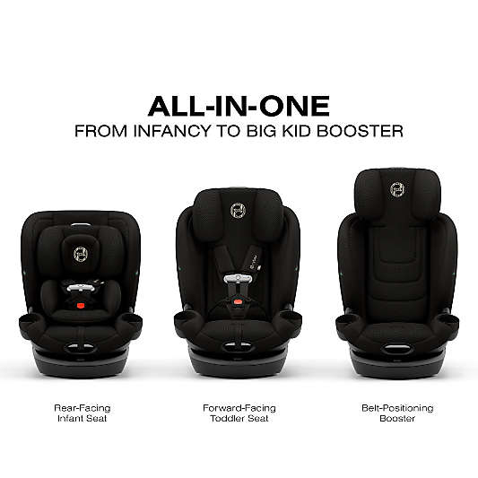 Cybex Callisto G 360 Nightfall Black Rotating All-in-One Convertible Baby Car Seat
