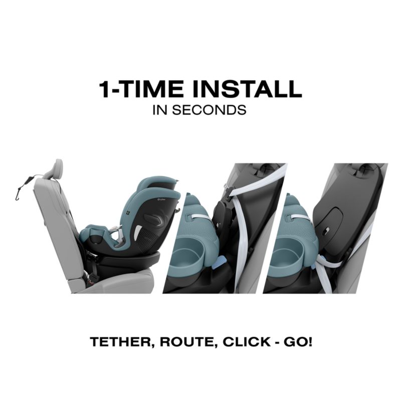 Cybex Callisto G 360 Stormy Blue Rotating All-in-One Convertible Baby Car Seat - image 5 of 10