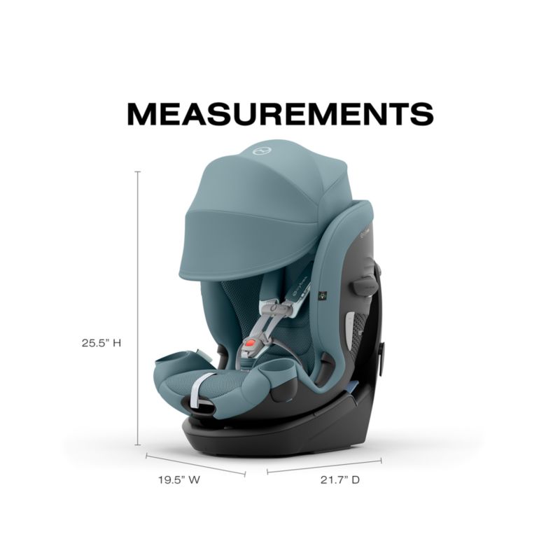 Cybex Callisto G 360 Stormy Blue Rotating All-in-One Convertible Baby Car Seat - image 9 of 10