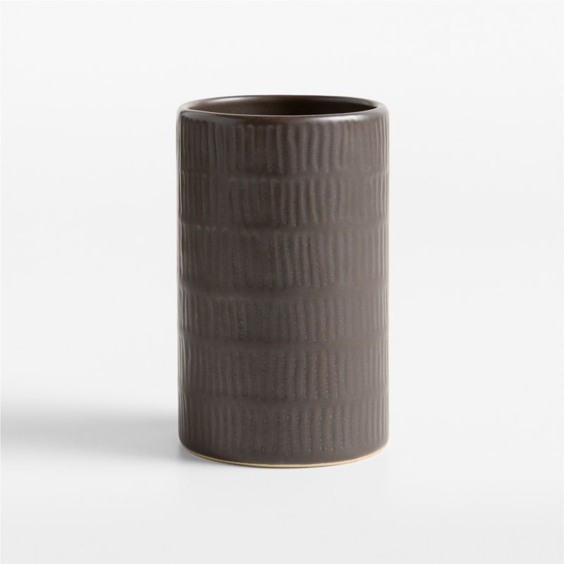 Clean by Crate Driftwood Ceramic Dish Brush Holder - image 1 of 3