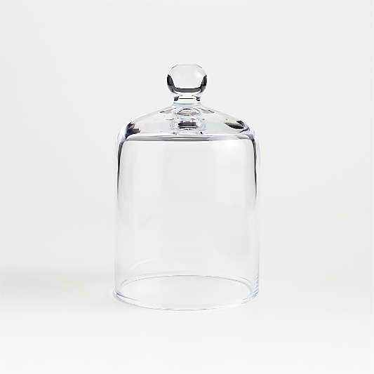Small Glass Cloche for Pillar and Jar Candles