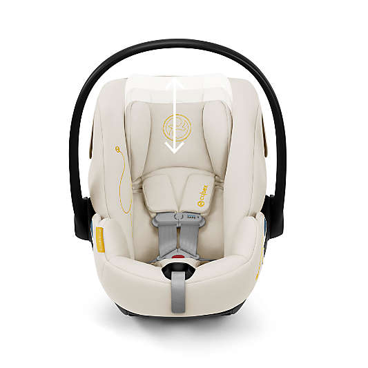 CYBEX Cloud G Lux Seashell Beige Comfort Extend Infant Car Seat