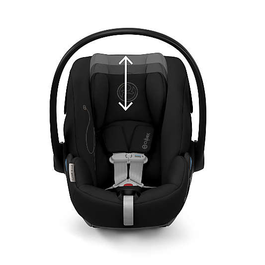 CYBEX Cloud G Lux Moon Black Comfort Extend Infant Car Seat