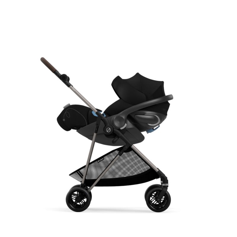 CYBEX Cloud G Lux Moon Black Comfort Extend Infant Car Seat - image 6 of 12