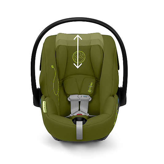 CYBEX Cloud G Lux Nature Green Comfort Extend Infant Car Seat