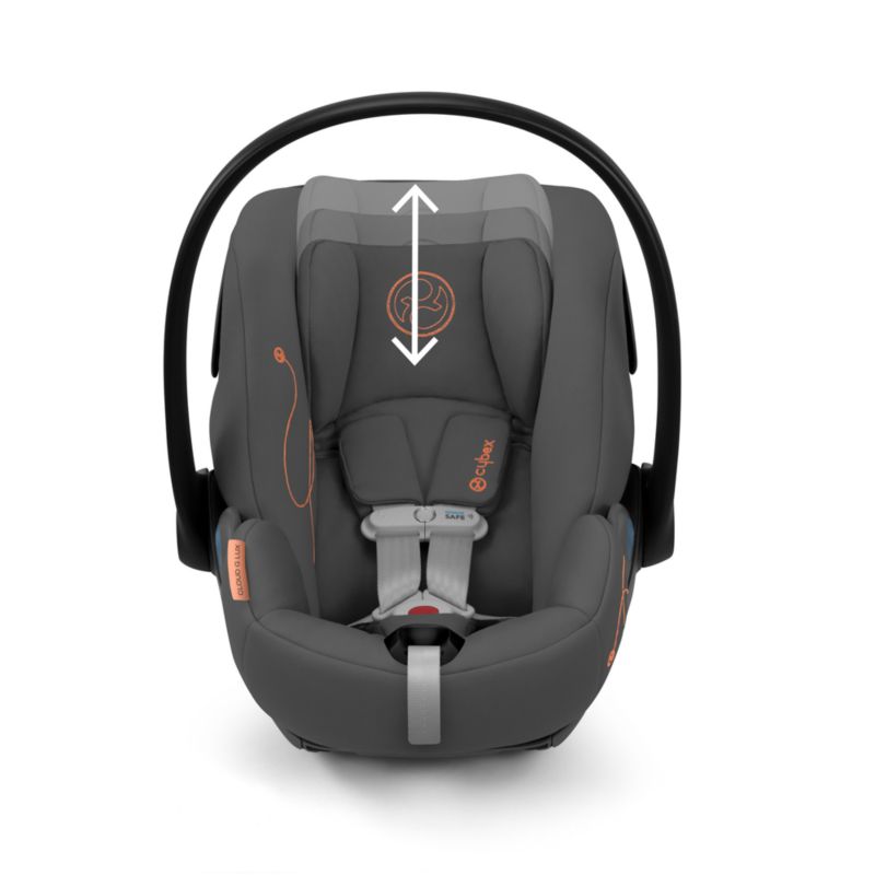 CYBEX Cloud G Lux Lava Grey Comfort Extend Infant Car Seat - image 4 of 11