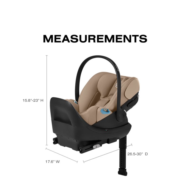 Cybex Cloud G Pro Almond Beige Comfort Extend Infant Car Seat - image 7 of 10
