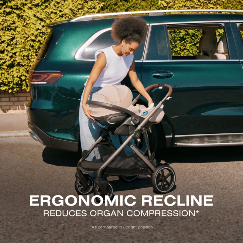 Cybex Cloud G Pro Stormy Blue Comfort Extend Infant Car Seat - image 3 of 10