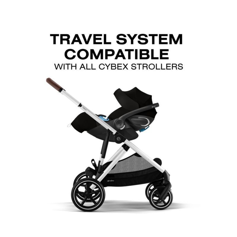 Cybex Cloud G Pro Moon Black Comfort Extend Infant Car Seat - image 9 of 10