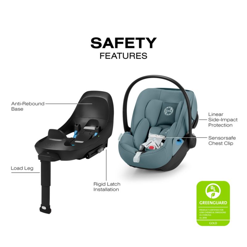 Cybex Cloud G Pro Stormy Blue Comfort Extend Infant Car Seat - image 6 of 10