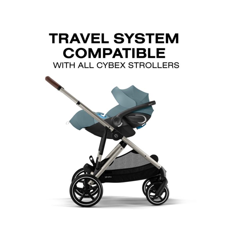 Cybex Cloud G Pro Stormy Blue Comfort Extend Infant Car Seat - image 9 of 10