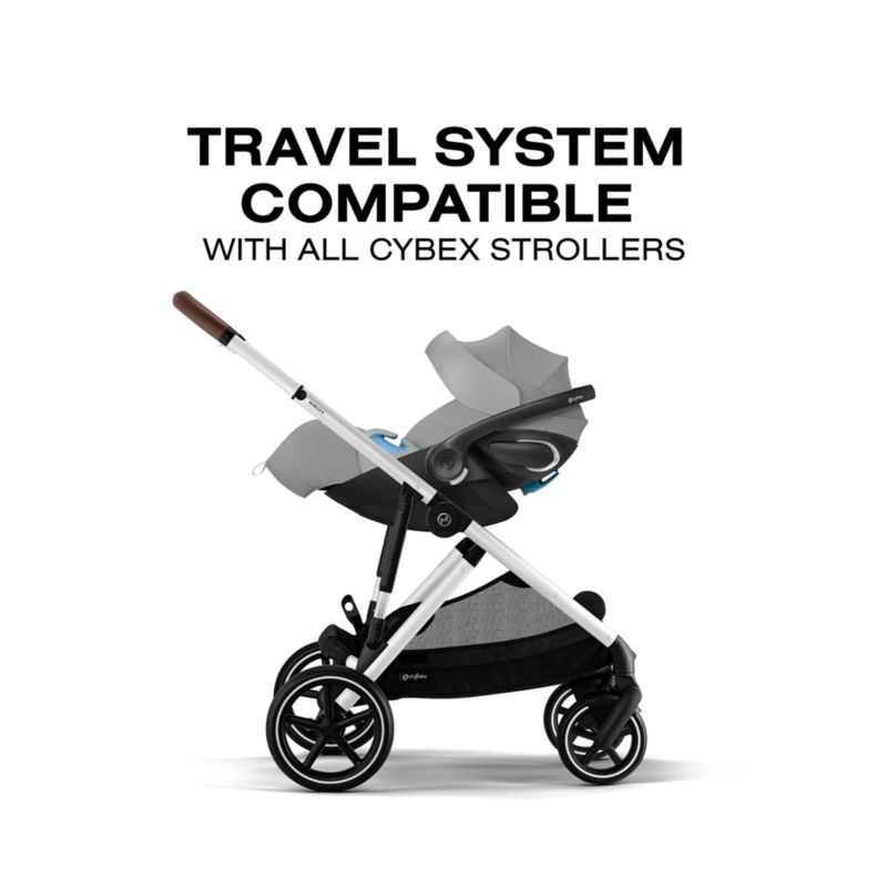 Cybex Cloud G Pro Stone Grey Comfort Extend Infant Car Seat - image 9 of 10