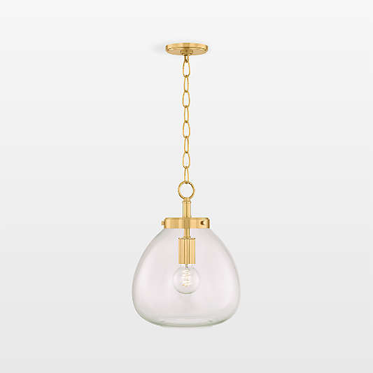 Clovelly Brass Pendant Light