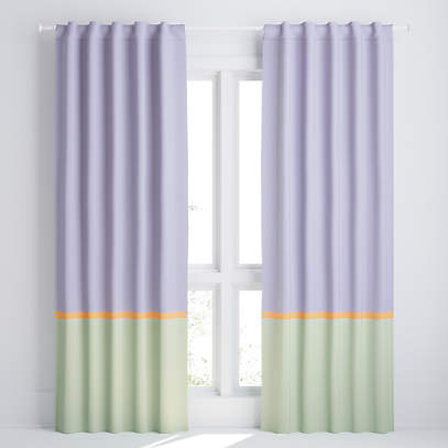Periwinkle Light Blue And Green Color, Green Blue Curtains Color
