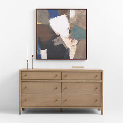"ColorWave" by Joe Turner 41.5" x 41.5" Framed Wall Art Print