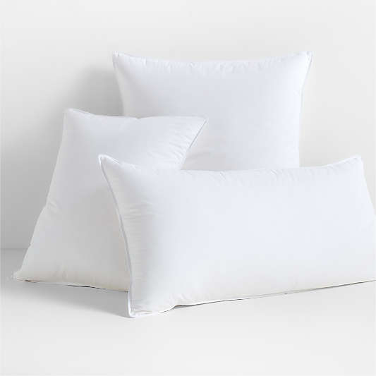Classic Organic Cotton Down Feather King Bed Pillow