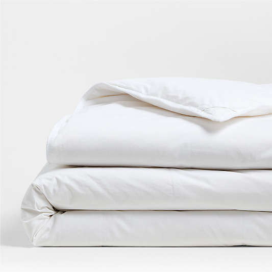 Classic Organic Cotton Lightweight Down Full/Queen Duvet Insert