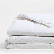 Classic Organic Cotton Medium Weight Down Duvet King Insert - Crate & Barrel