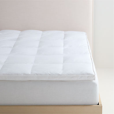 View Classic Organic Cotton King Down Feather Mattress Topper details