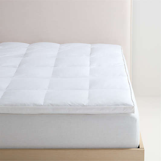 Classic Organic Cotton Down Feather Mattress Topper