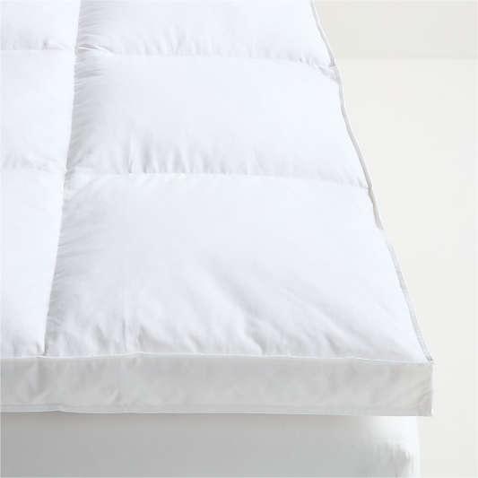 Classic Organic Cotton Down Feather Mattress Topper