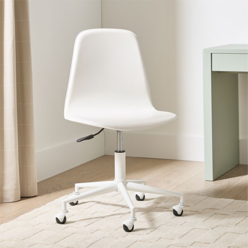 Class Act White Adjustable Kids Desk Chair - image 2 of 11