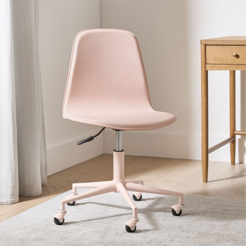 Class Act Elegant Pink Adjustable Kids Desk Chair - image 2 of 12