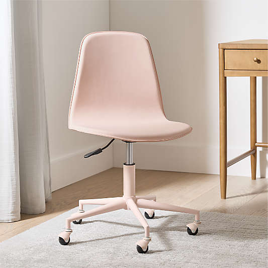 Class Act Elegant Pink Adjustable Kids Desk Chair