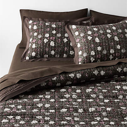 Celeste Organic Cotton Moody Flora Full/Queen Quilt