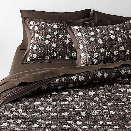 Celeste Organic Cotton Moody Flora Quilt