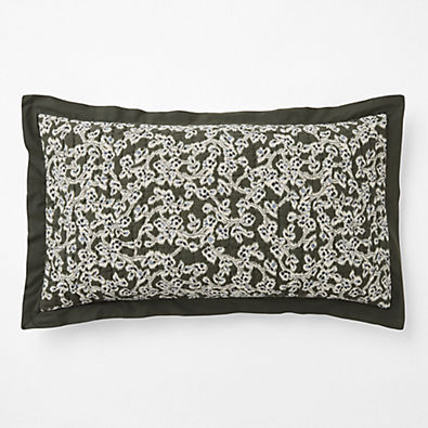 View Celeste Organic Cotton Winding Garden Reversible King Bed Pillow Sham details