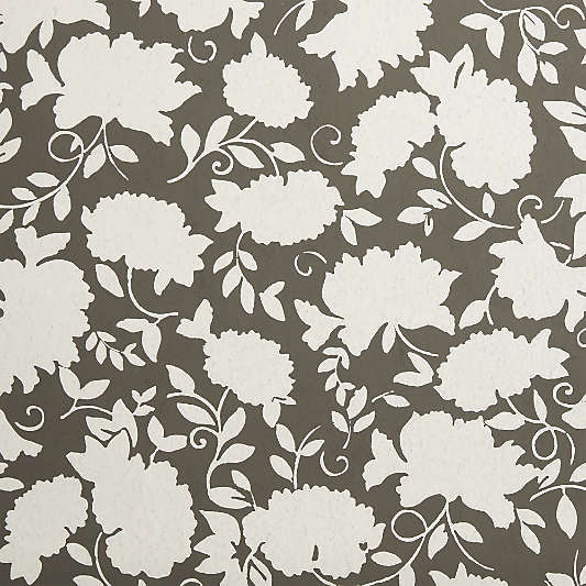 Celeste Burnt Green Floral Wallpaper