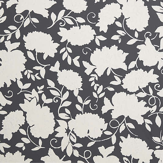 Celeste Navy Blue Floral Wallpaper