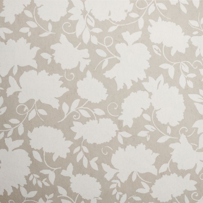 Celeste Taupe Floral Wallpaper - image 1 of 2