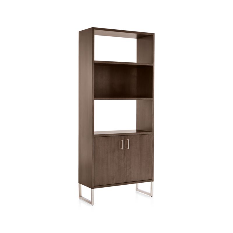 Clybourn 32" Cocoa Storage Bookcase - image 4 of 9