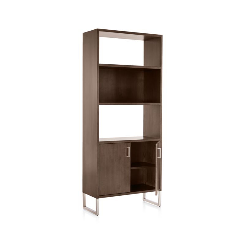 Clybourn 32" Cocoa Storage Bookcase - image 3 of 9