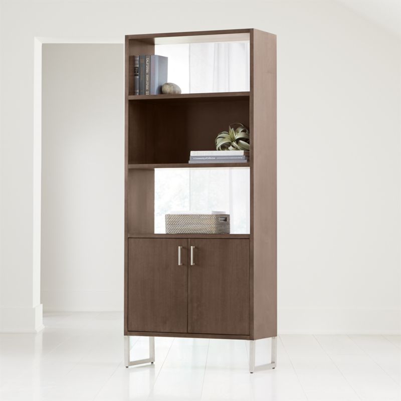 Clybourn 32" Cocoa Storage Bookcase - image 0 of 9