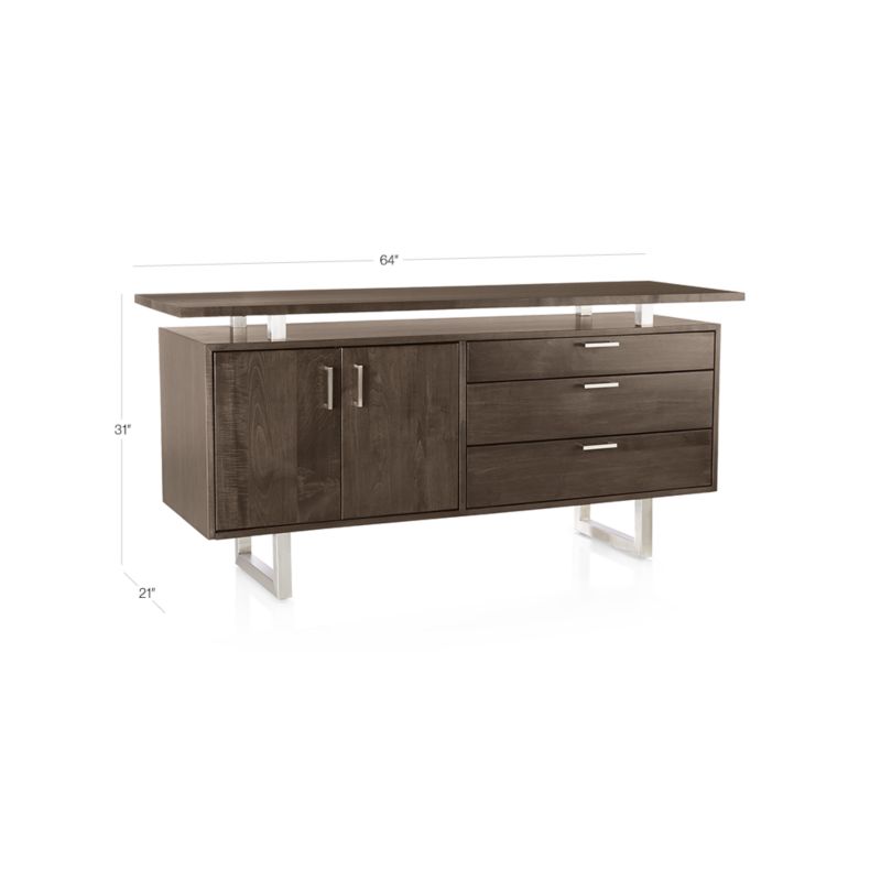 View Clybourn Cocoa Credenza - image 2 of 9