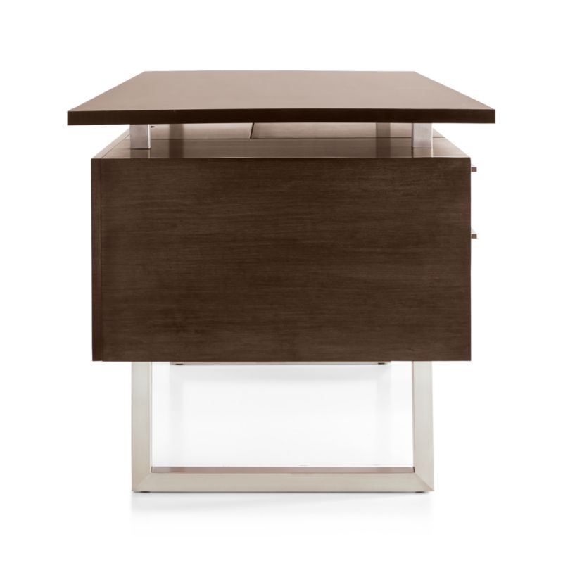 Clybourn Cocoa Executive Desk - image 9 of 10