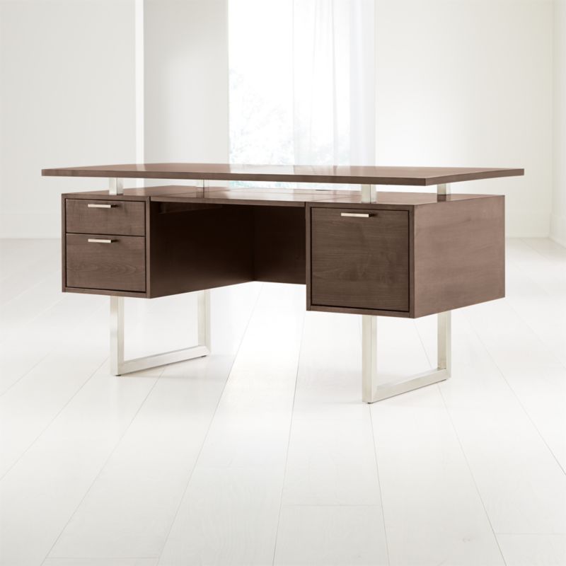 Clybourn Cocoa Executive Desk - image 2 of 10