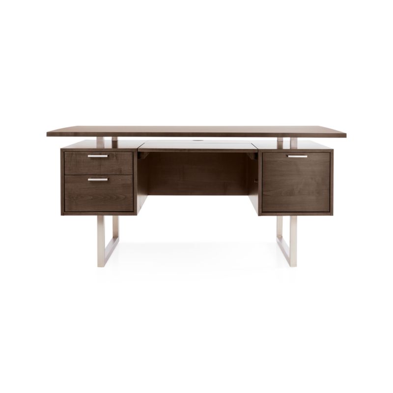 Clybourn Cocoa Executive Desk - image 10 of 10