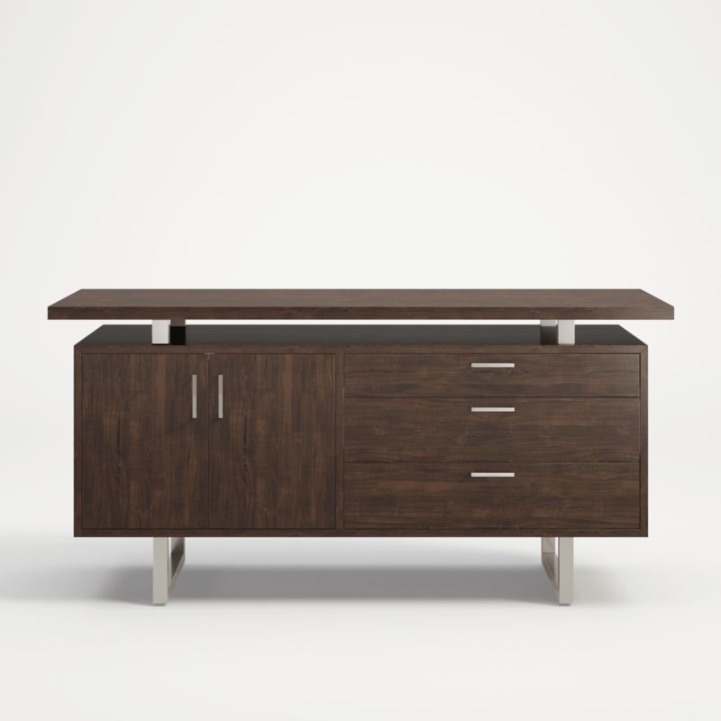 Clybourn Charcoal Cherry Credenza