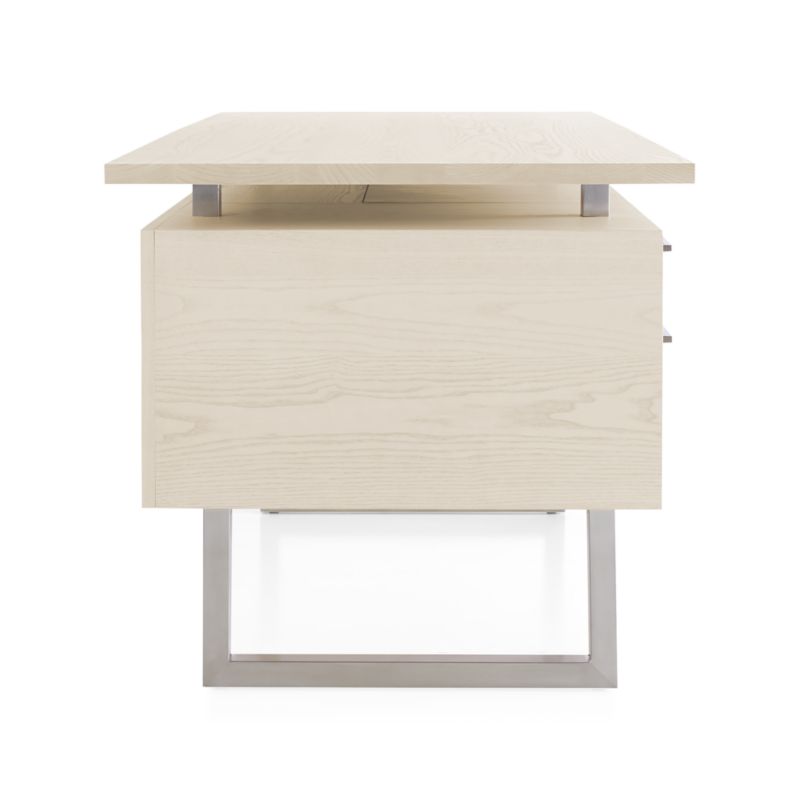 Clybourn Cream Executive Desk - image 7 of 10