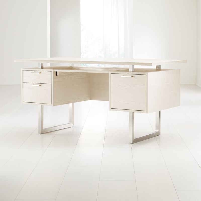 Clybourn Cream Executive Desk