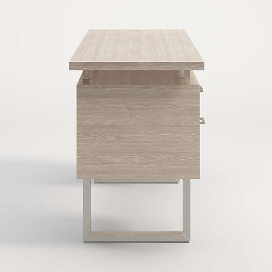 Clybourn Pickled Oak Executive Desk