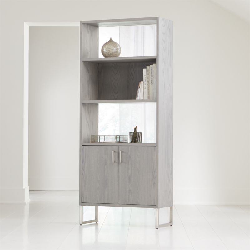 Clybourn 32" Dove Storage Bookcase - image 0 of 7