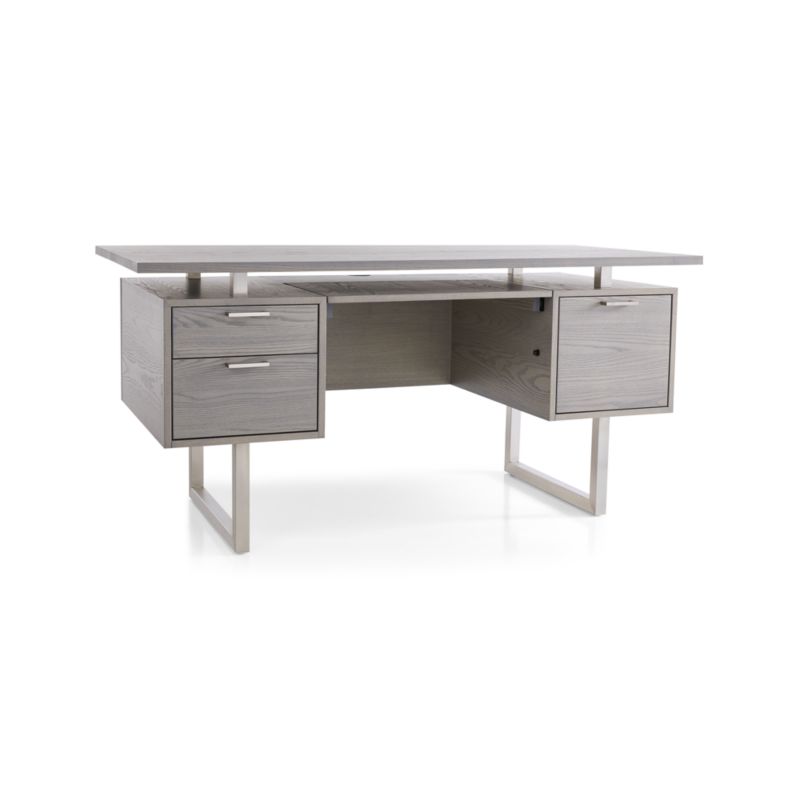 Clybourn Dove Executive Desk - image 4 of 9